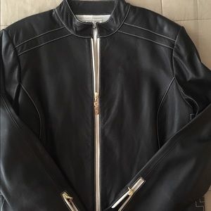 St John Sport Leather Jacket